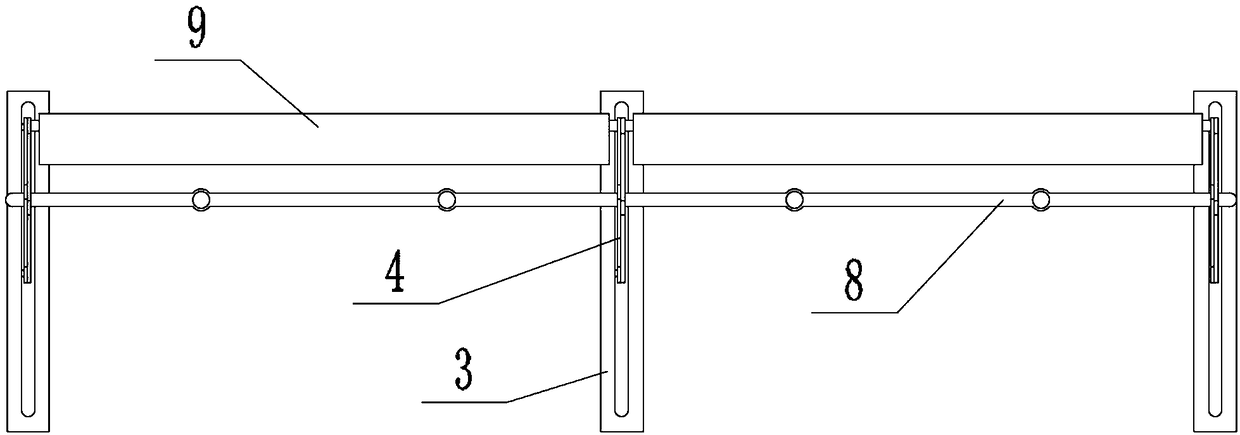 Multifunctional sunshade device for balcony architecture