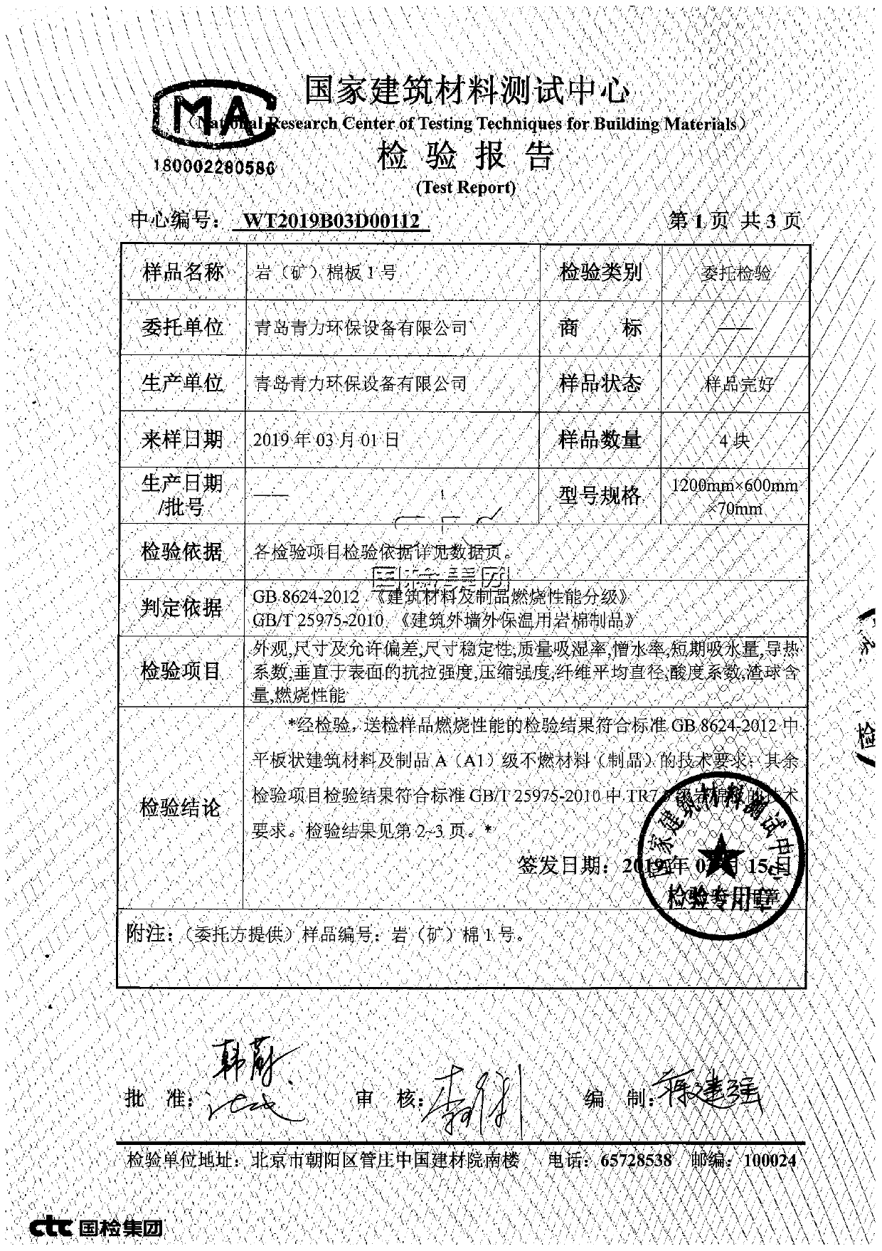 Silicon manganese slag rock/mineral wool product and preparation method thereof