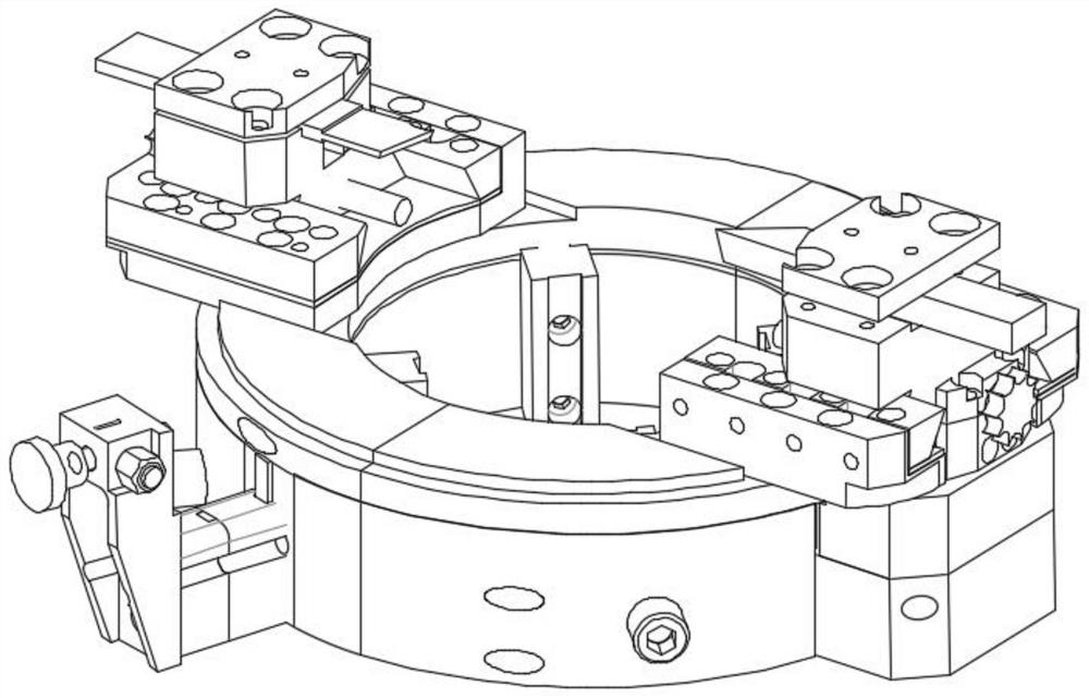 A small diameter pipe cutting beveling machine