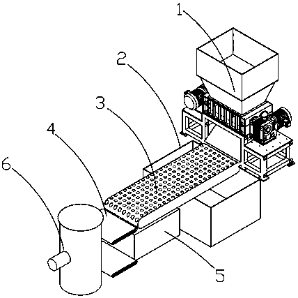 Lithium ion battery charged pretreatment equipment and method