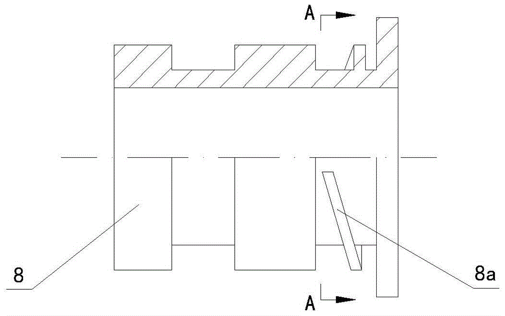 One-shaft two-machine horizontal vehicle turbocharger