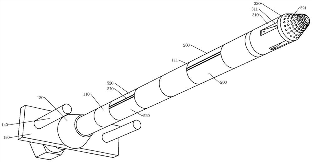 Gunpowder fracturing type special anchor rod