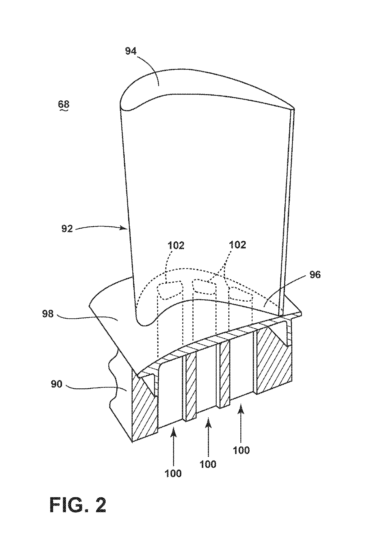 Airfoil for a gas turbine engine