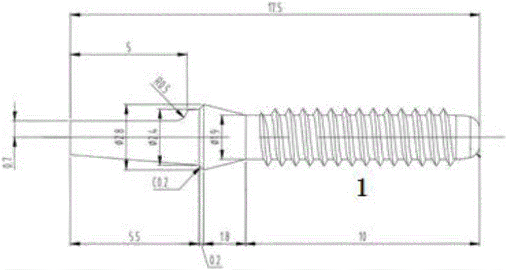 Superfine crystal pure titanium oral micro-implant and preparation method thereof