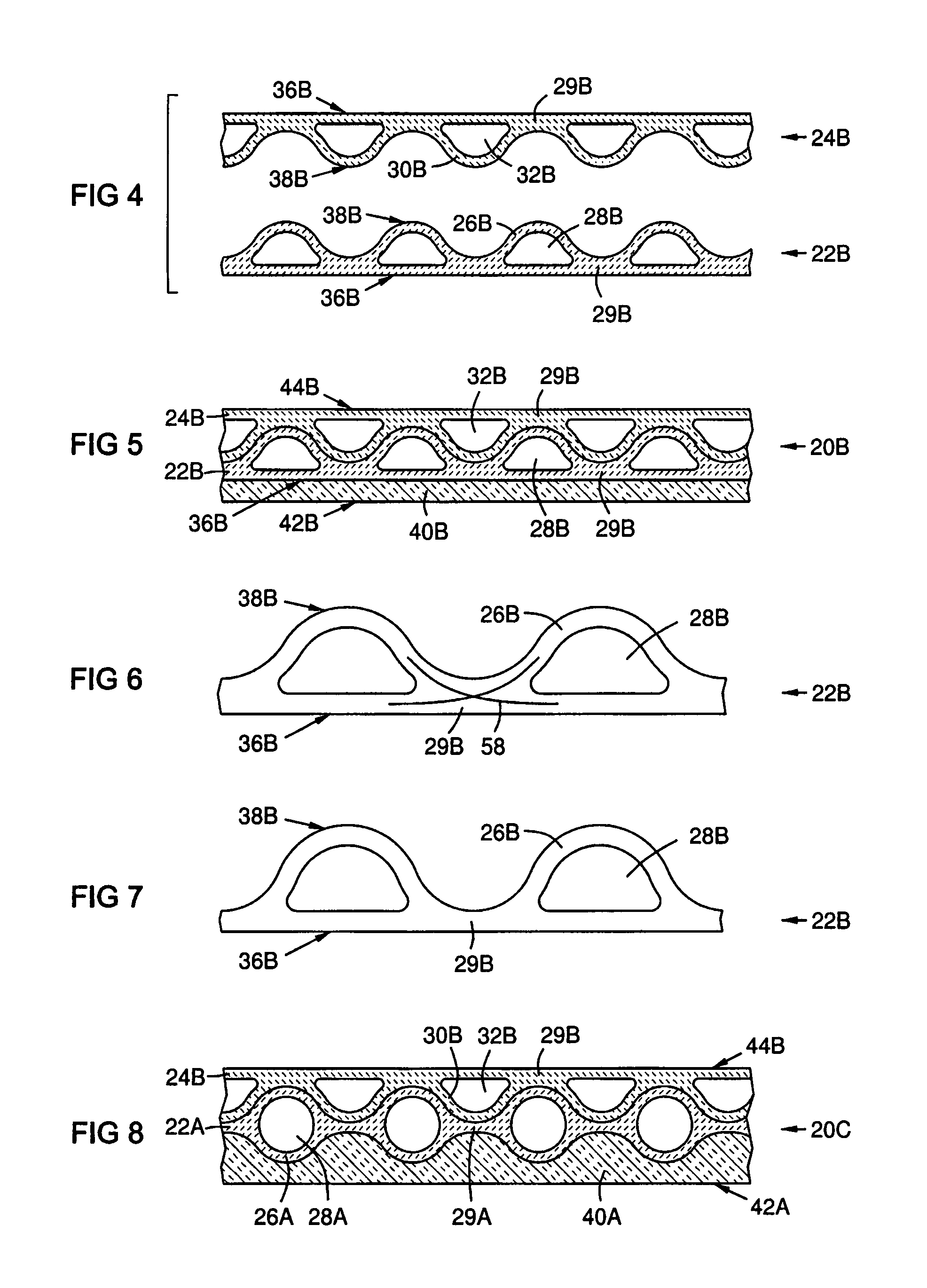 CMC wall structure with integral cooling channels