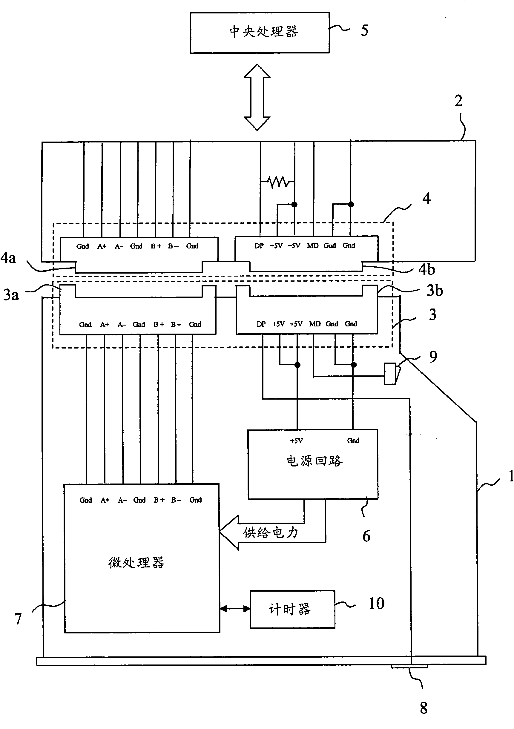 Device and method for managing optical drive power supply