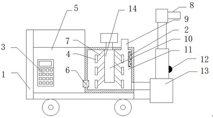 Coating spraying and brushing mechanical equipment