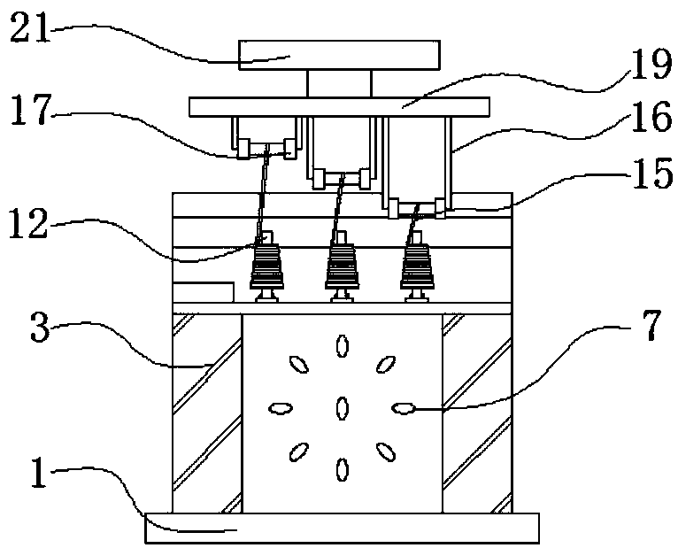 Anti-winding type high-speed numerical-control knitting device with stability