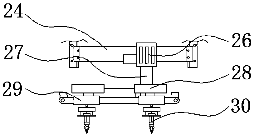 Anti-winding type high-speed numerical-control knitting device with stability