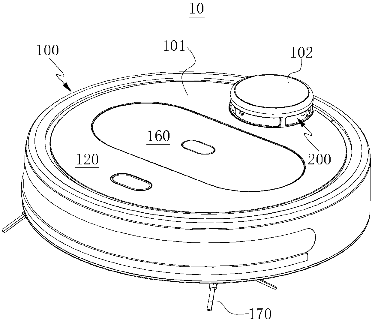 Cleaning robot and detection method based on cleaning robot