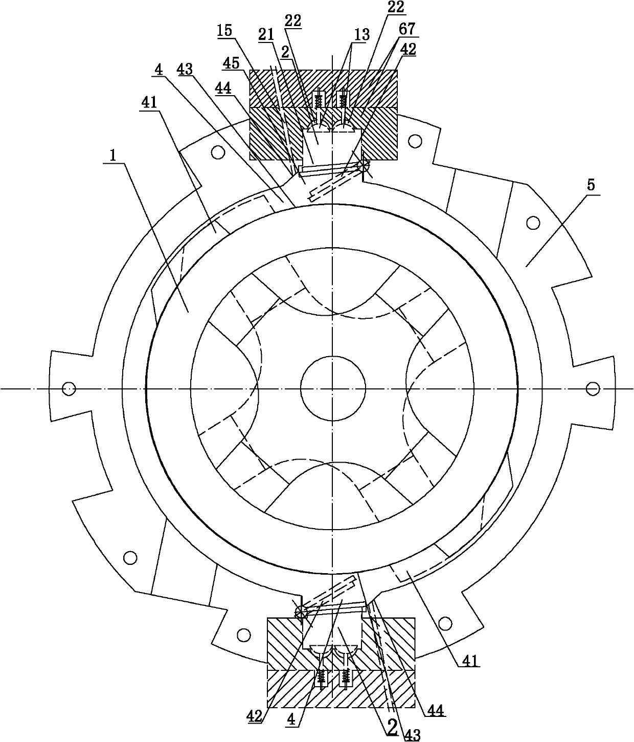 Water-oil mixed combustion rotating engine