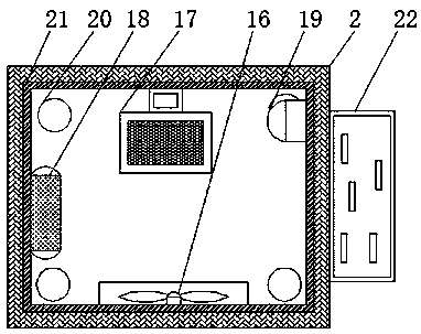 A bus slot capable of detecting humidity