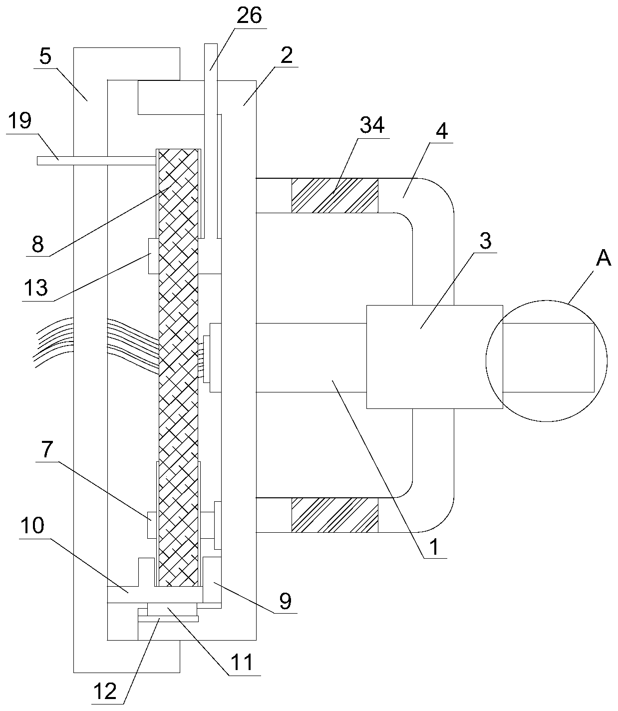 An automatic pasting machine for electrical insulation tape