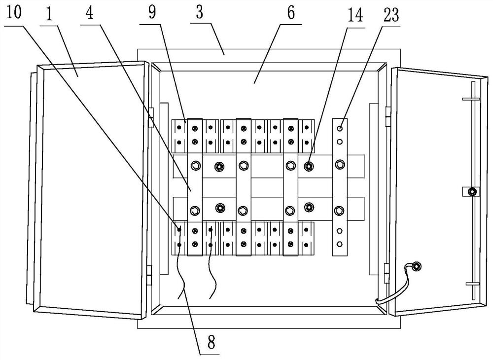 A method for live connection in a low-voltage cable branch box