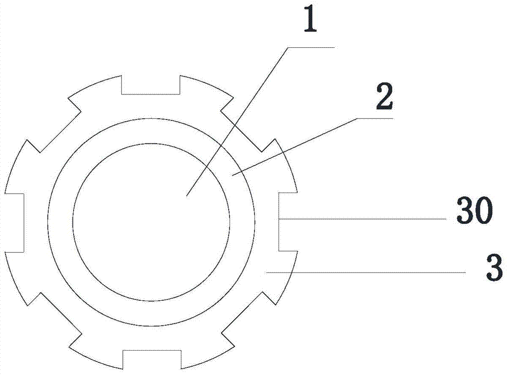 A kind of heat-resistant and heat-conducting anti-tear cable