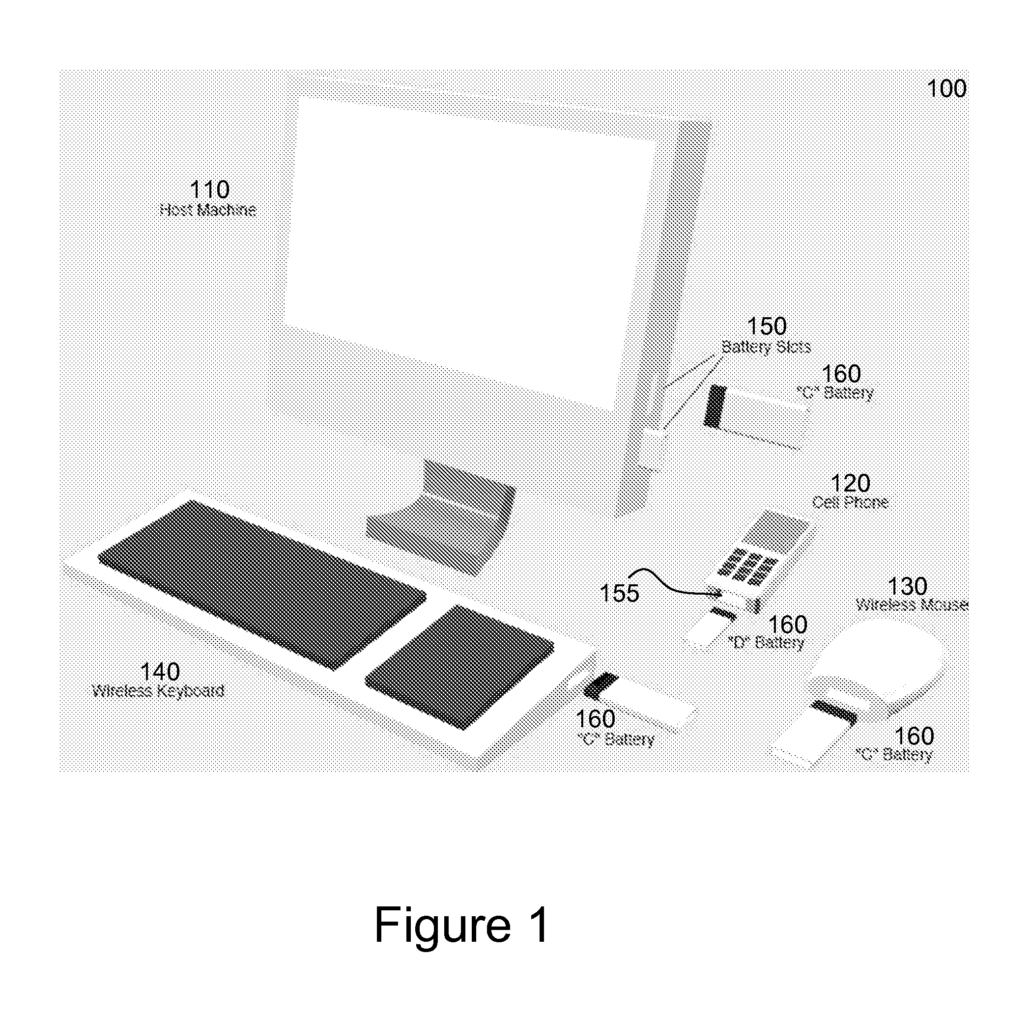 Battery charging system for mobile and accessory device