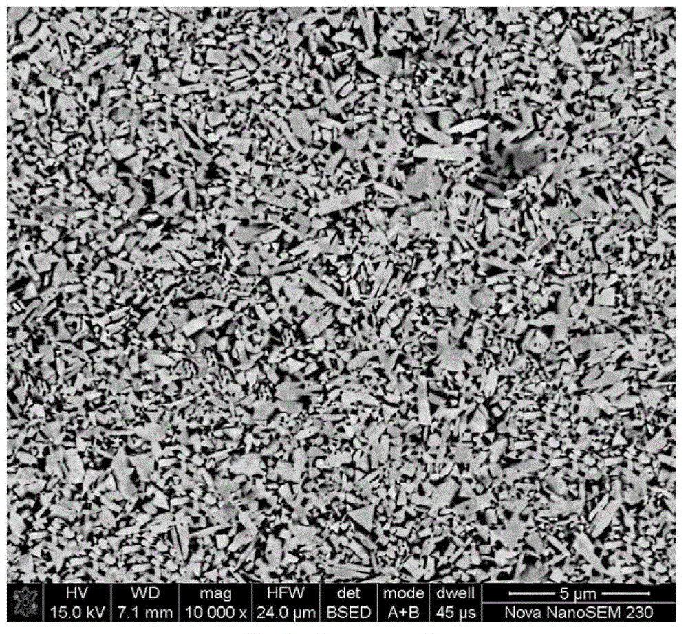 Fine pure plate-shaped grain cemented carbide and preparation method thereof