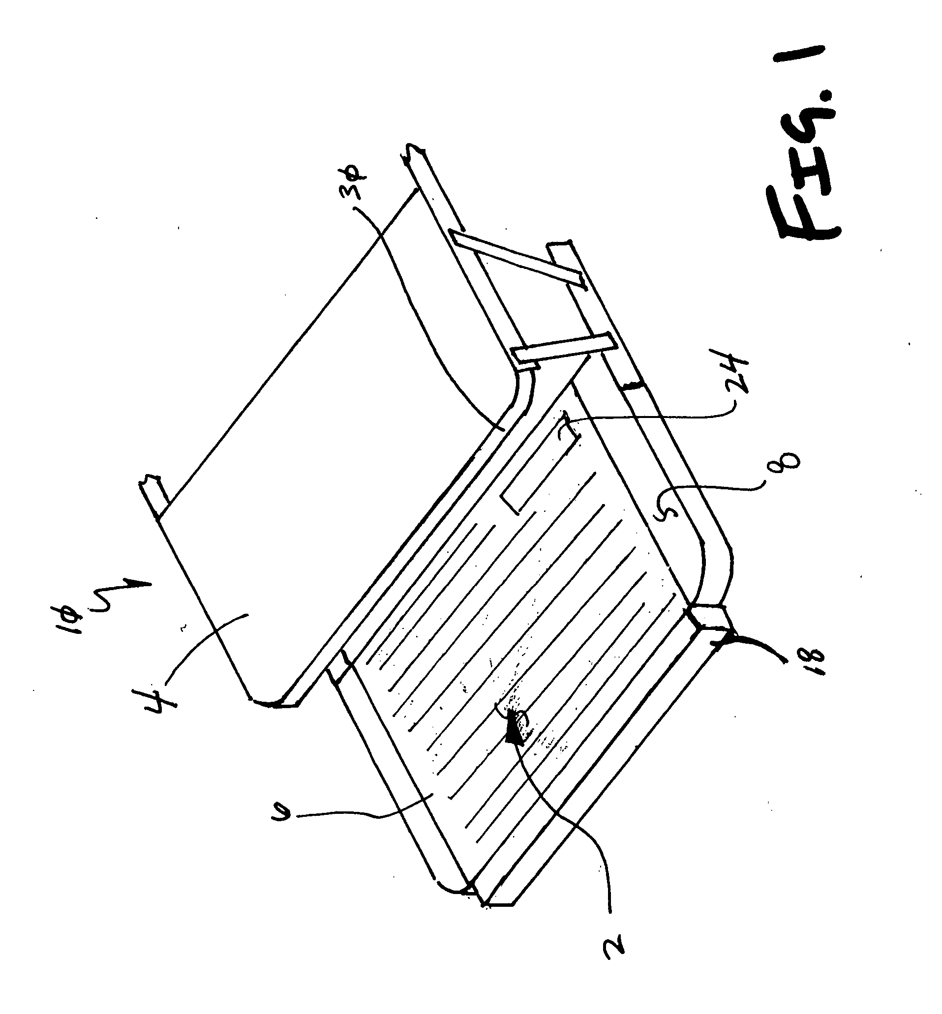 Lighted step for a recreational vehicle