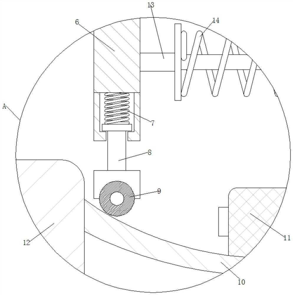 Pre-tightening assembly for preventing goods from overturning in large luggage