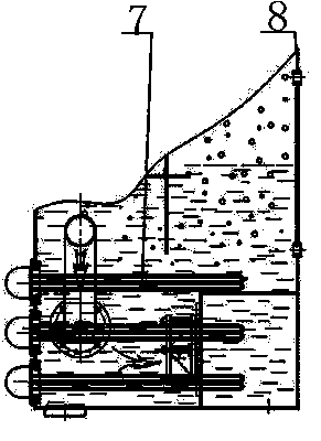 Diesel engine external-cycle oil tank structure