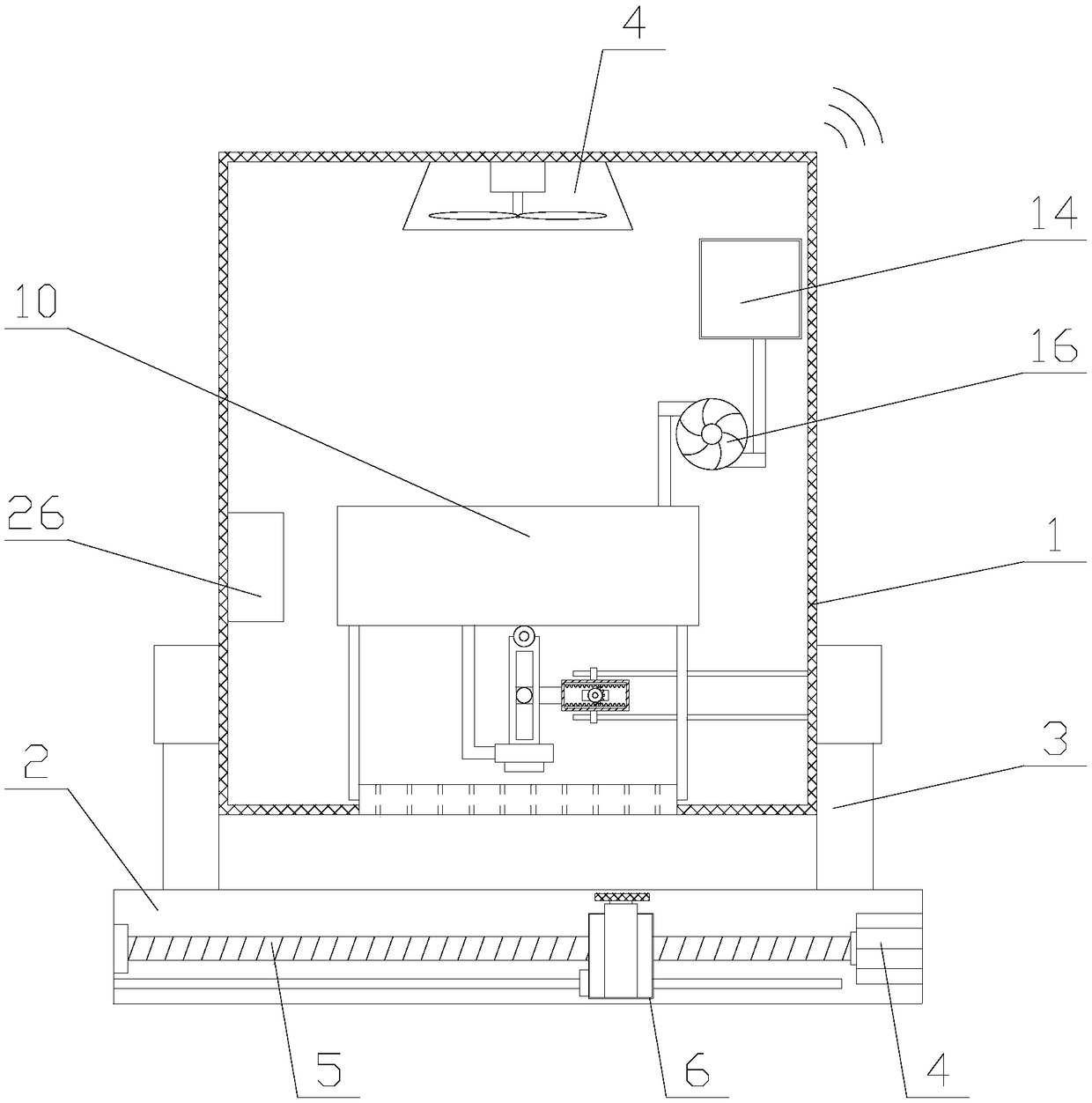 A code scanner with temperature control and adjustment function based on block chain technology