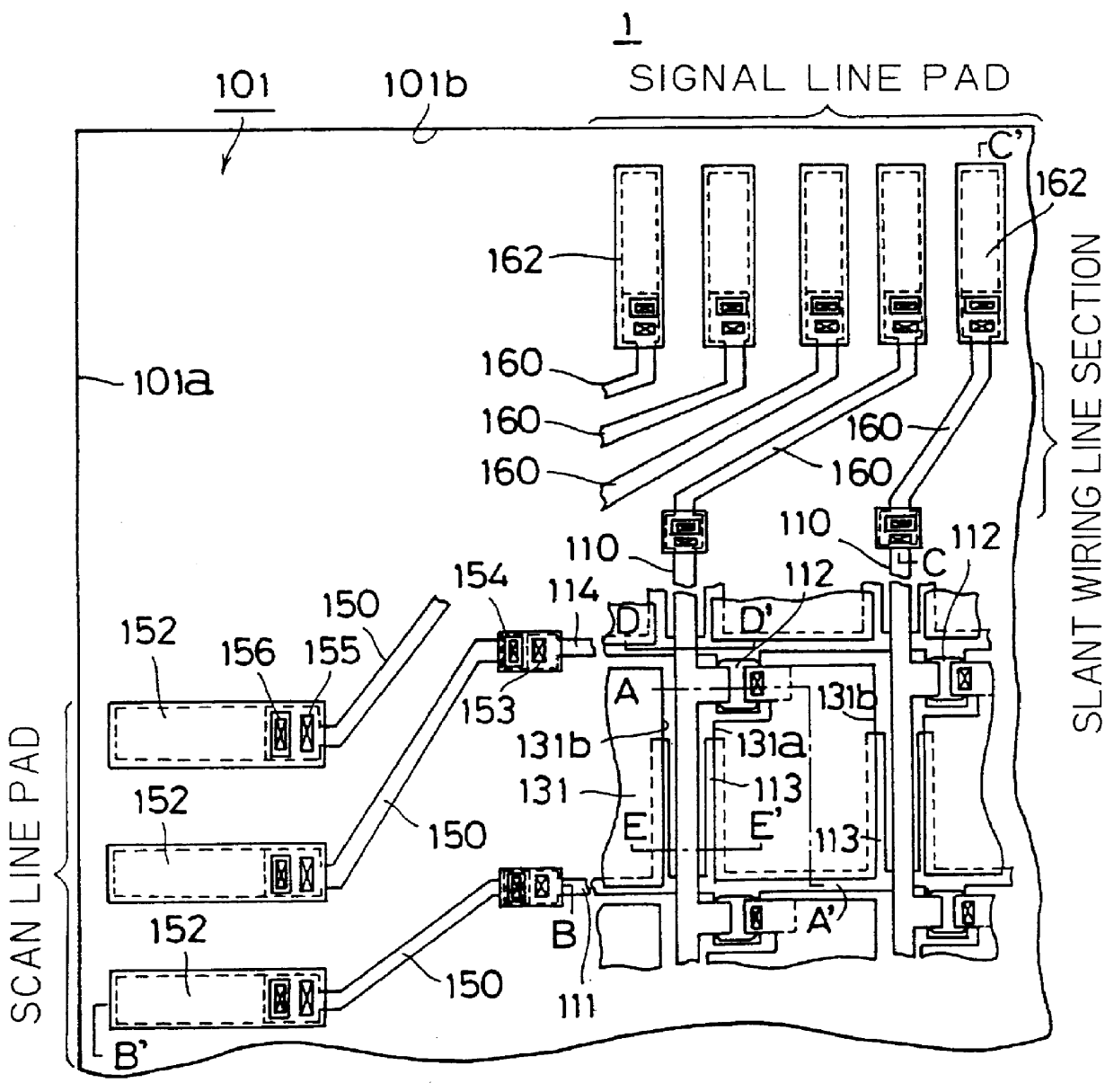 Array substrate for display device and manufacturing method thereof