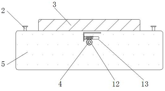 Lightning rod installation structure for communication tower