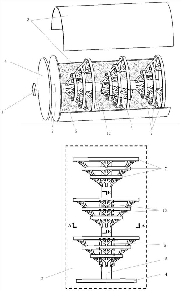 Bionic phase change energy storage steam cavity module