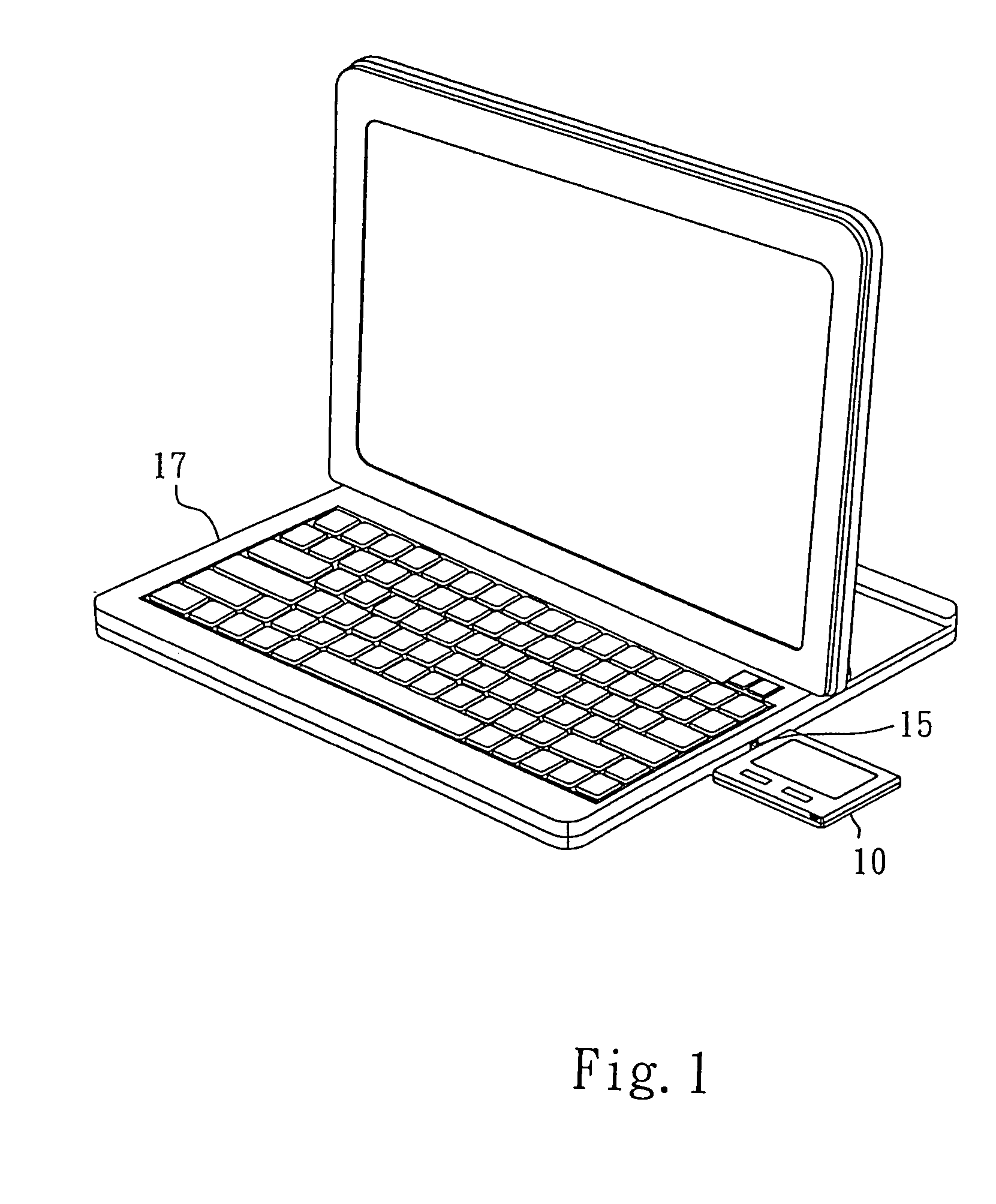 Data record method using a touch panel