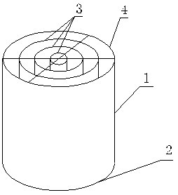 Plant root system growth experiment device