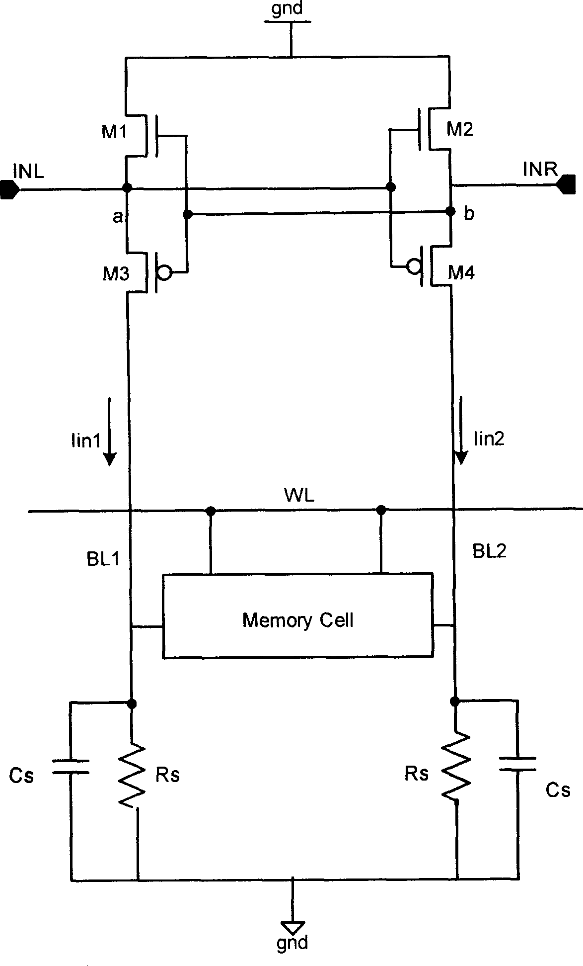 High speed low power consumption current sensitive amplifier