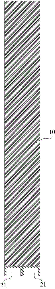 Shock wave attenuation structure of protective door of railway tunnel