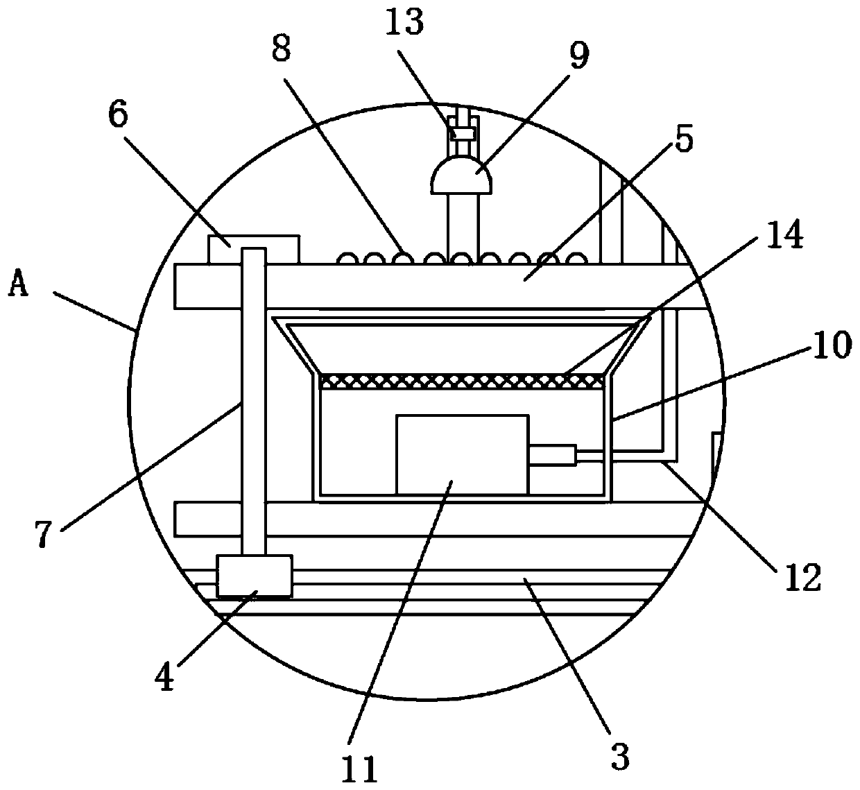 An automatic sorting pearl detection device