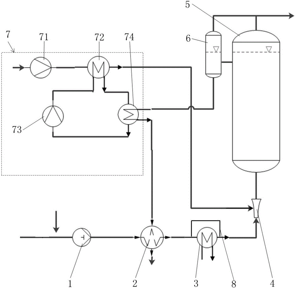 Continuous wet oxidation process for degrading high concentration organic waste water and equipment thereof