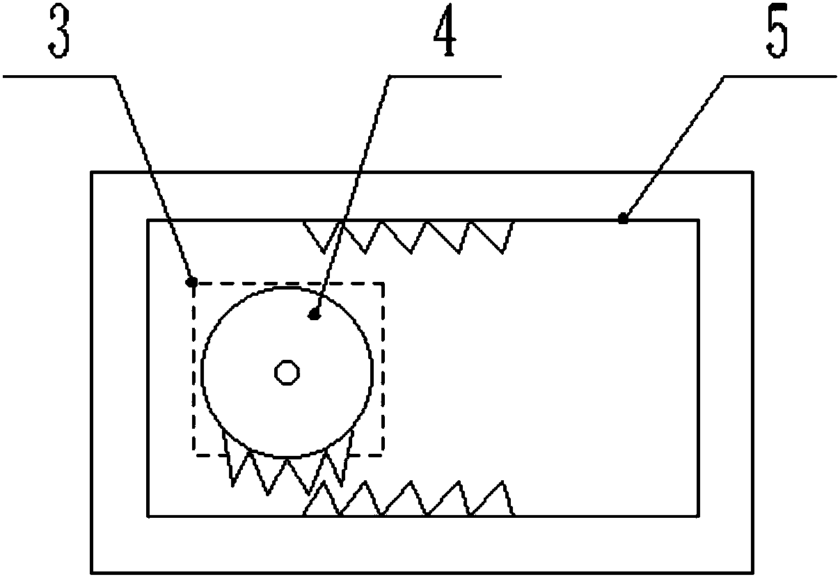 Horizontal pressing type medical waste water separation and treatment device