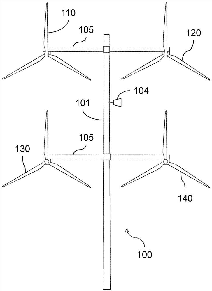 Multirotor wind turbine power boost strategy