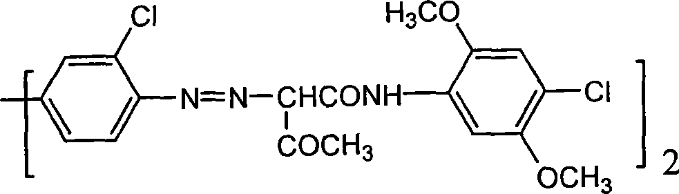 Method for preparing pigment yellow