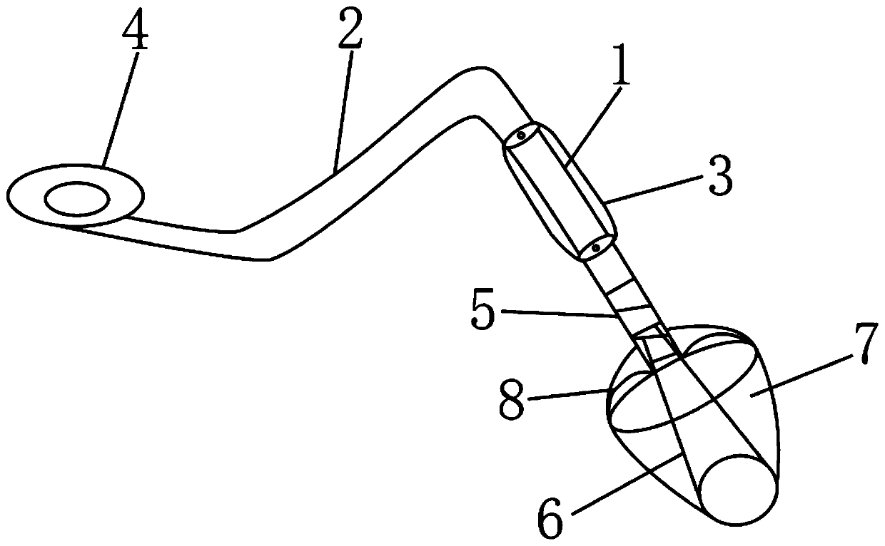 A superimposed sleeve for dacryocystorhinostomy and preparation method thereof