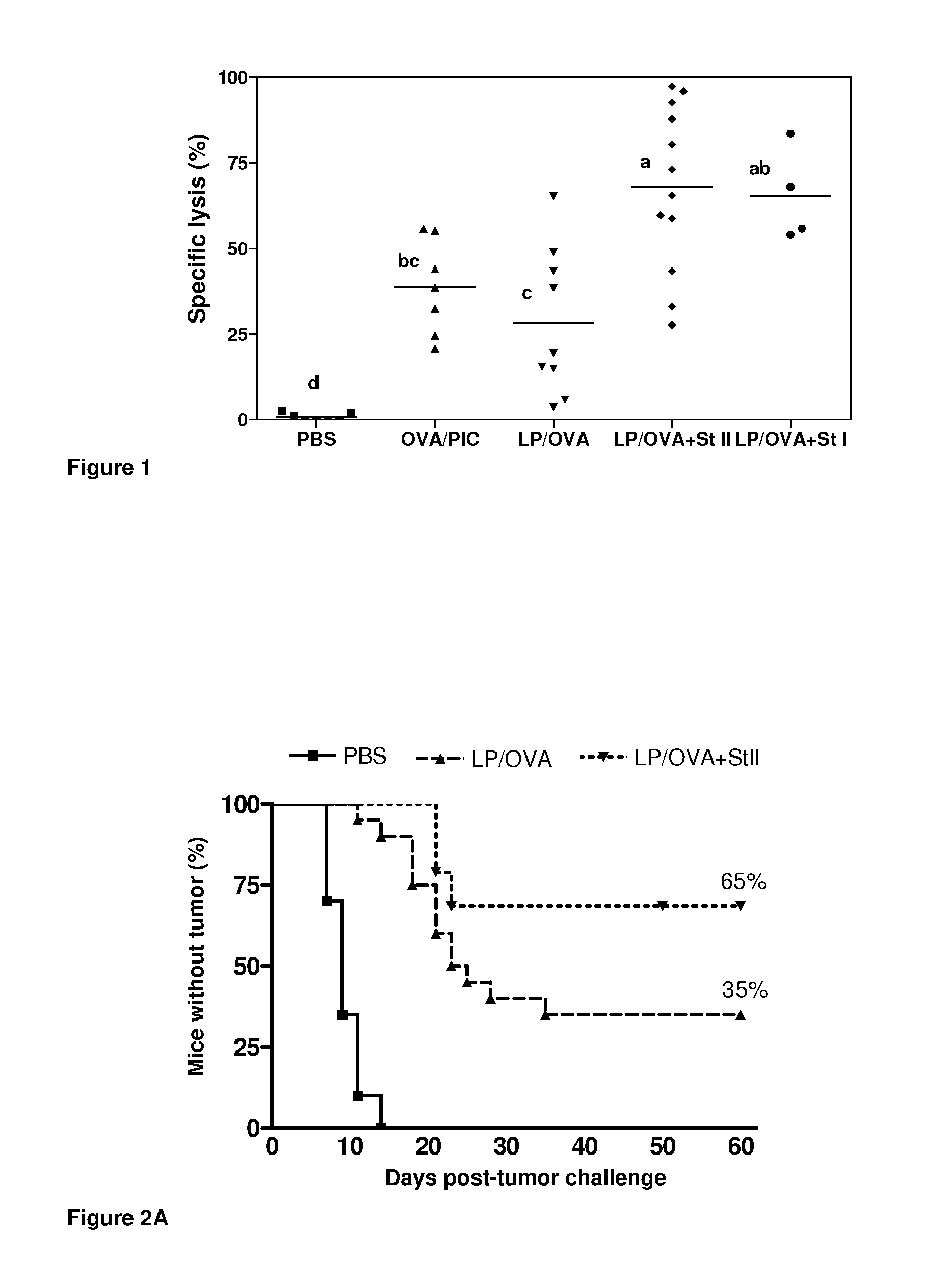 Vaccine composition based on sticholysin encapsulated into liposomes