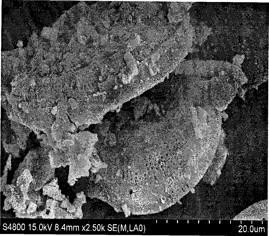 Method for preparing visible light responding TiO2 mixed crystal using bergmeal as substrate