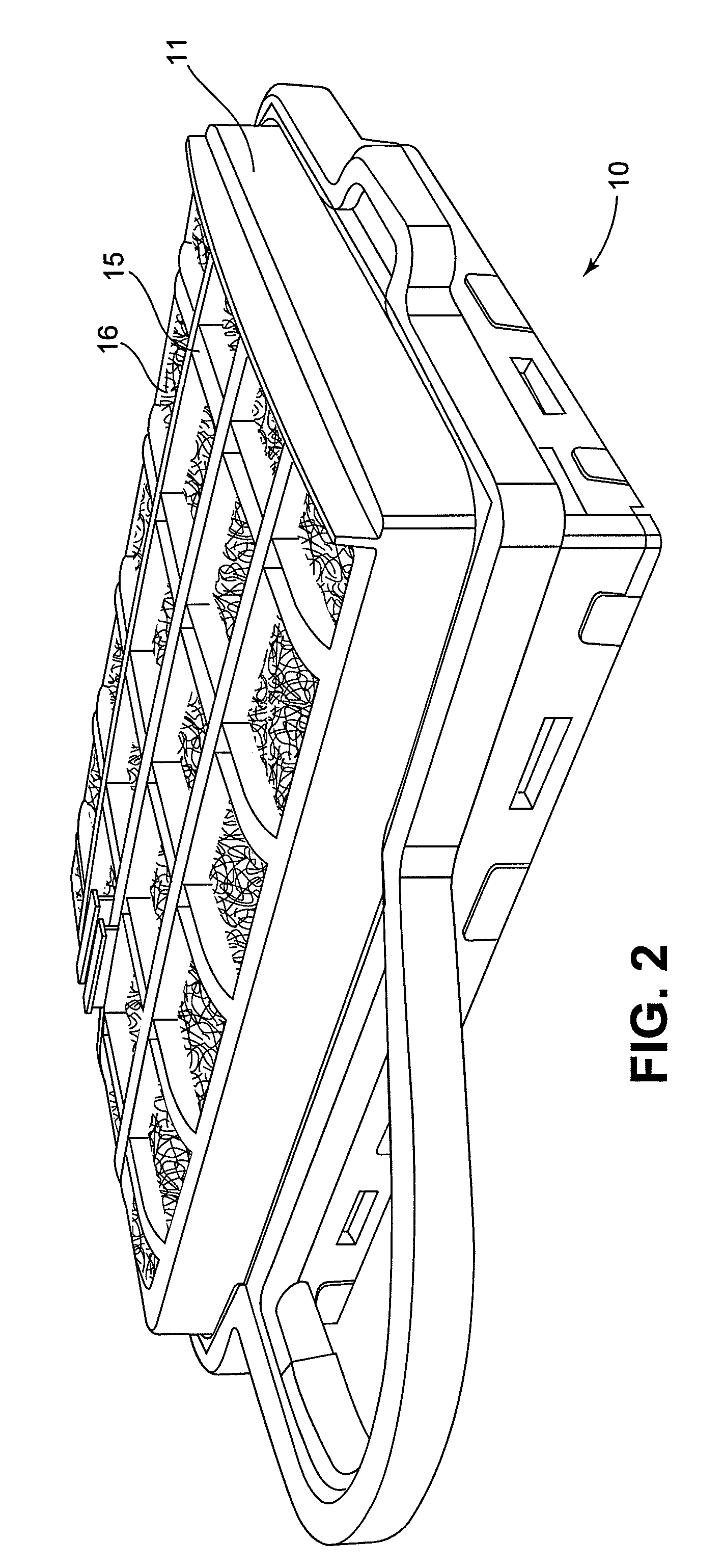 Filter element and method