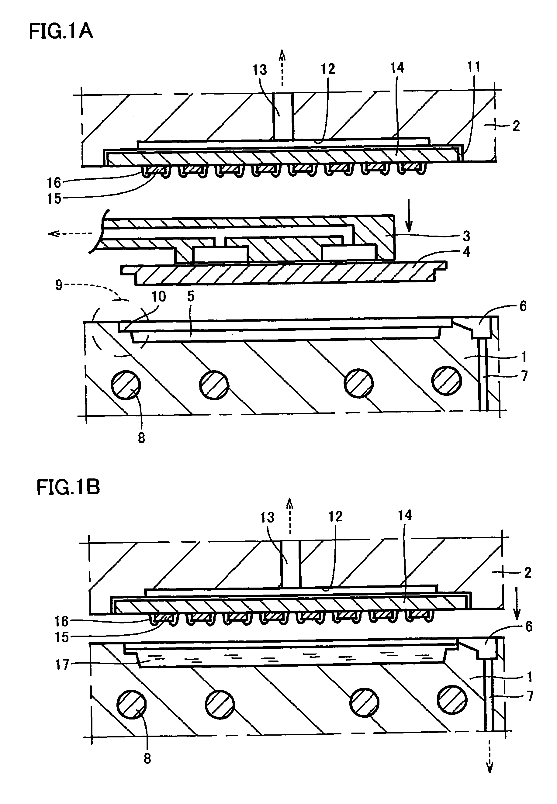 Method of resin encapsulation, apparatus for resin encapsulation, method of manufacturing semiconductor device, semiconductor device and resin material