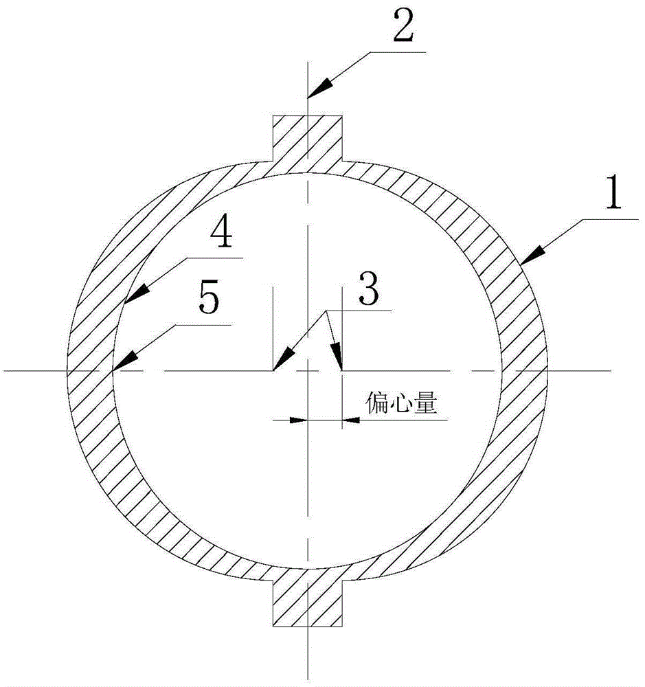 A processing method for open case without stop plate