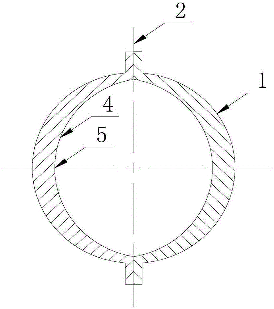 A processing method for open case without stop plate