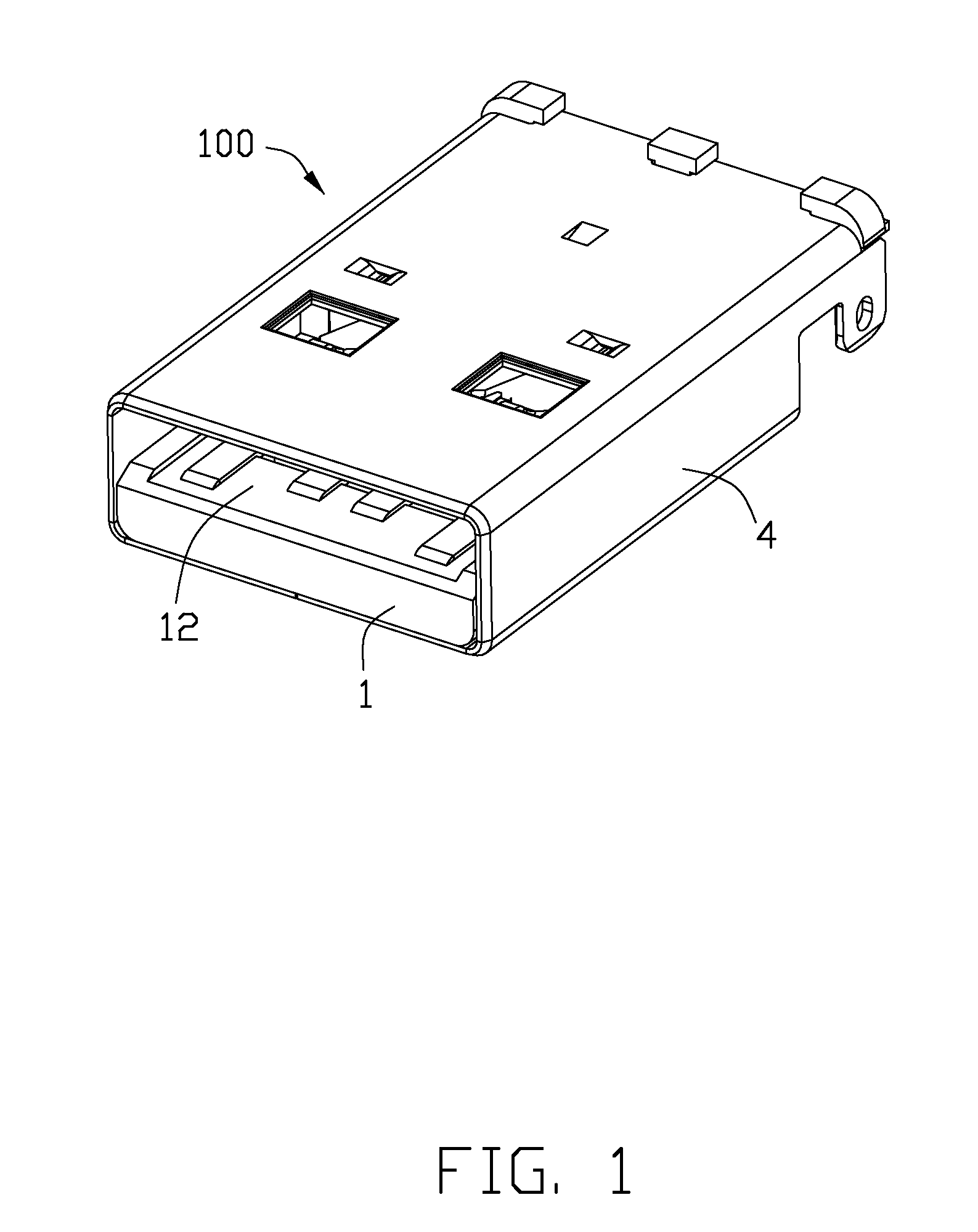 Connector having improved housing to position contacts thereof reliably