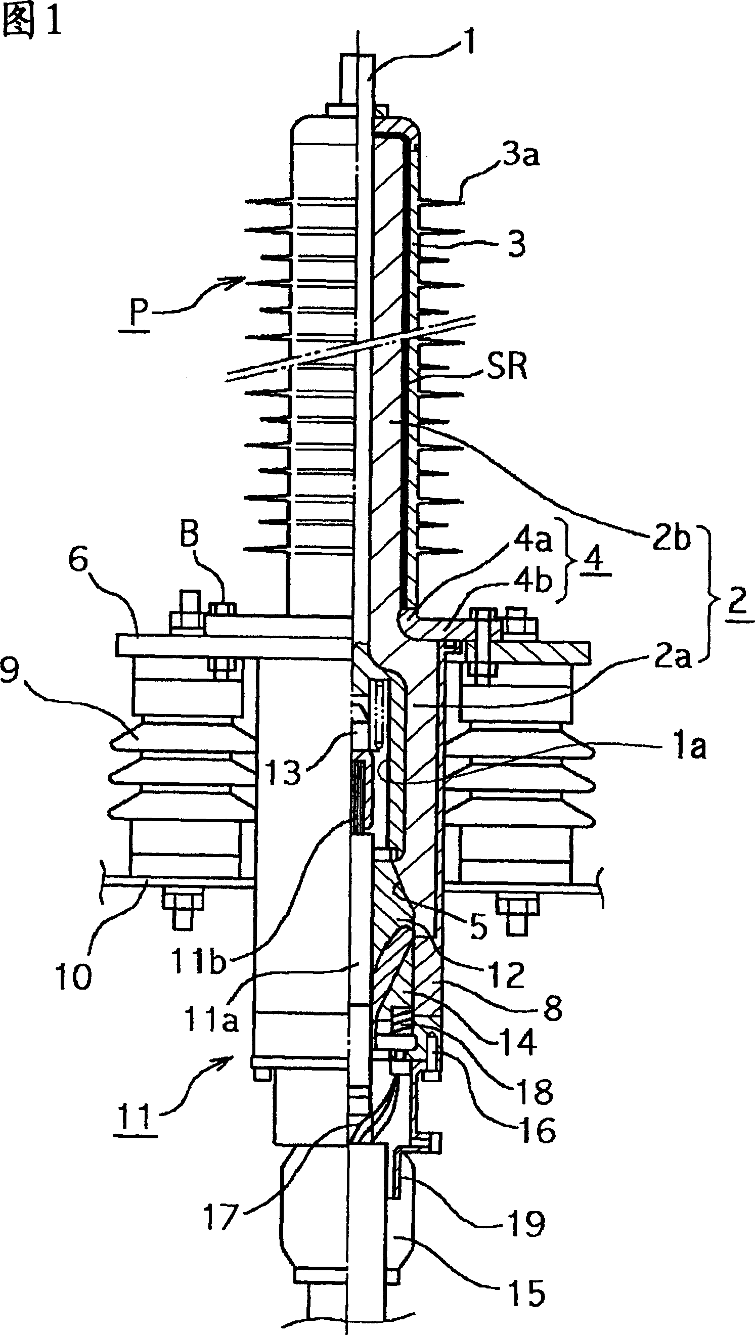 Polymer bushing and cable terminal end connector using the same