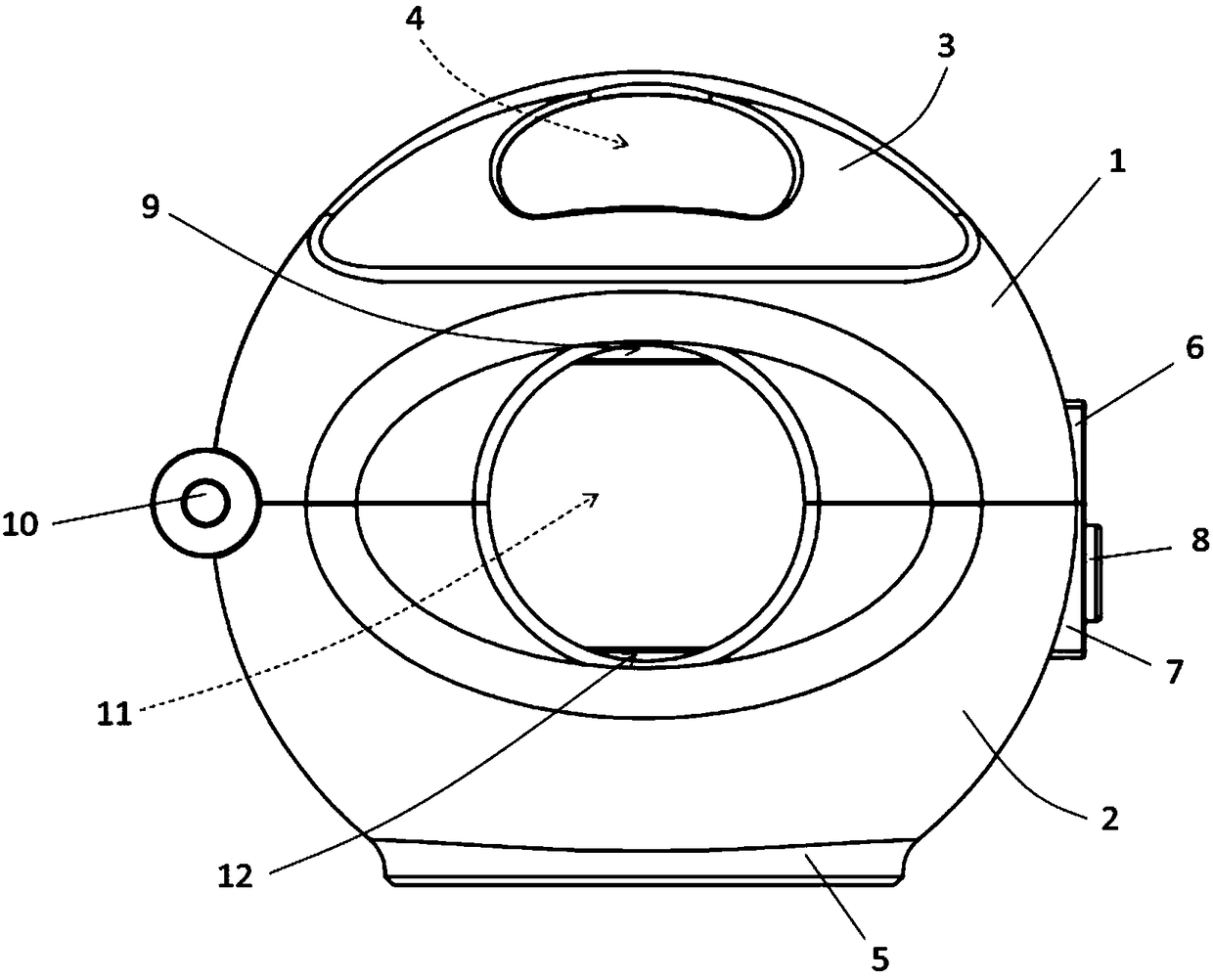 Movable limbs pressing device applied in medicine