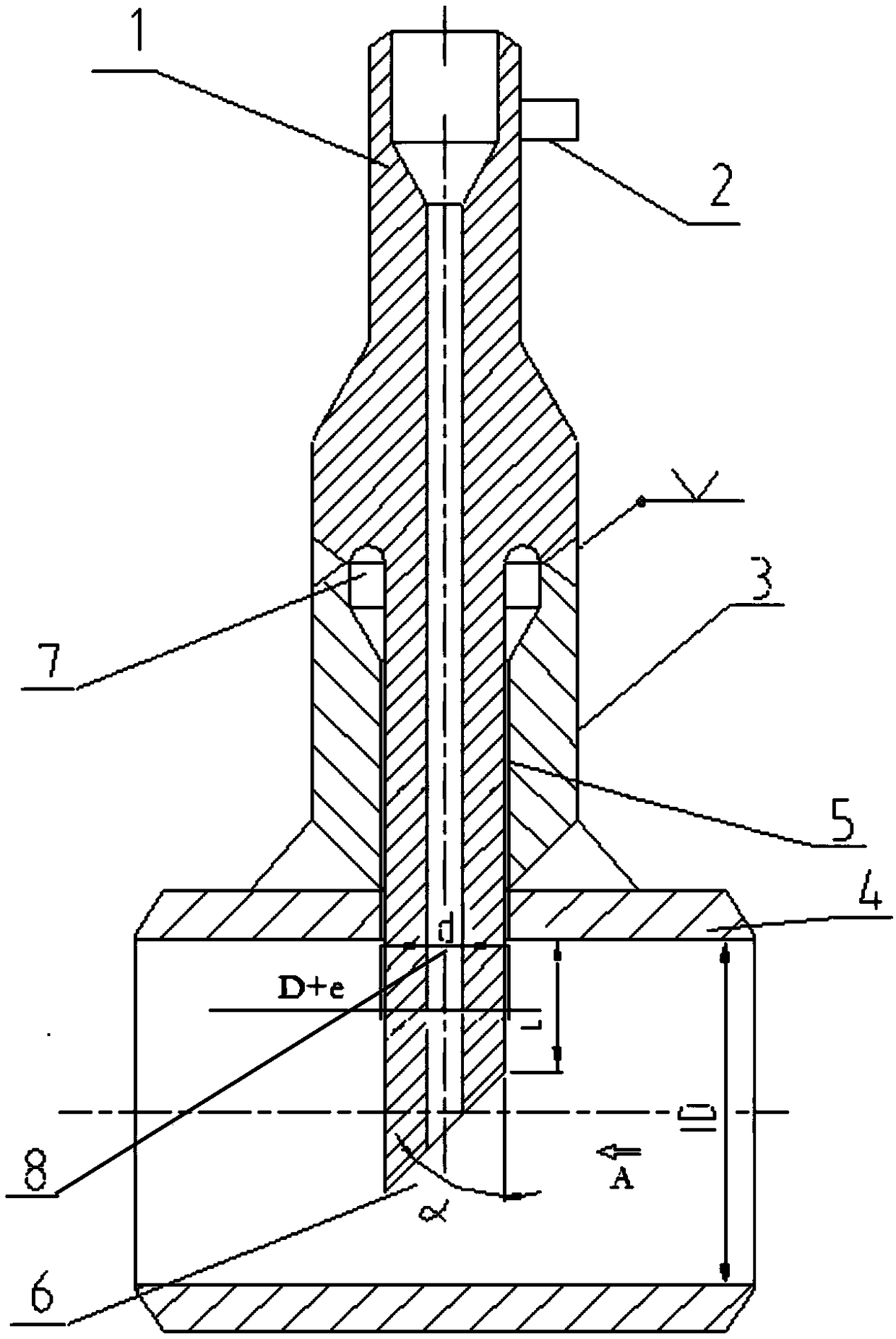 Constant speed sampling device of boiler water working medium