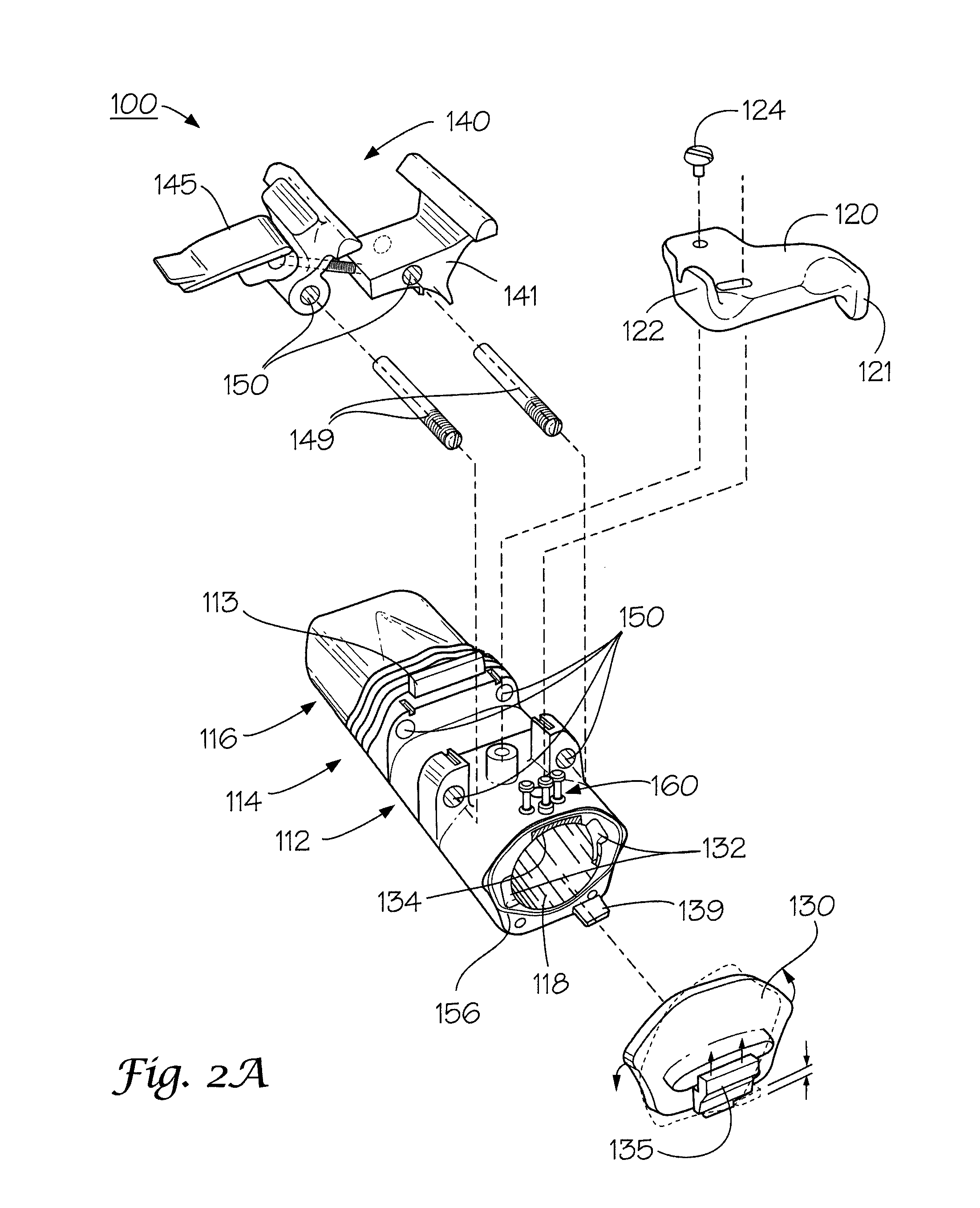 Offset mountable accessory