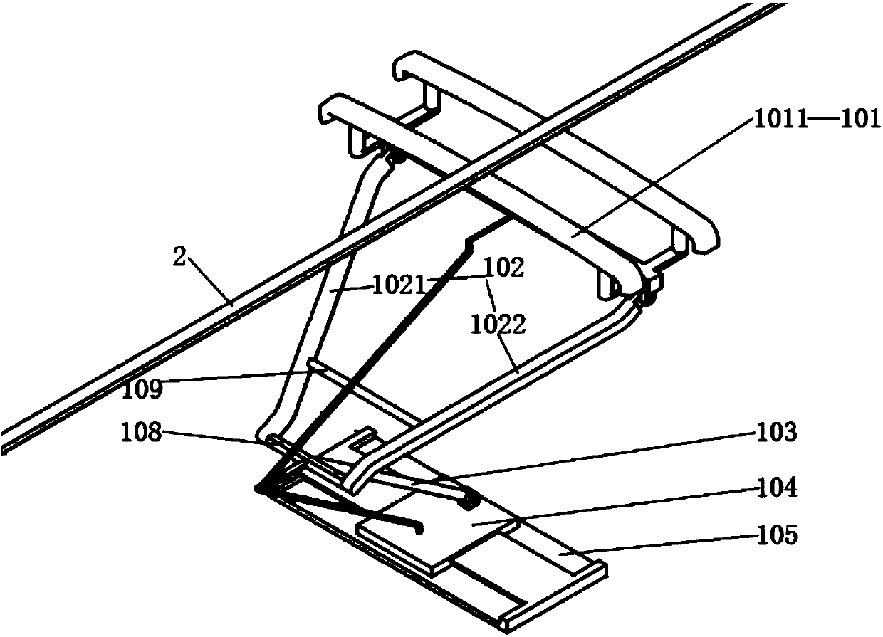 Pantograph and electric vehicle with same